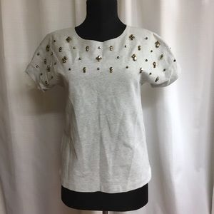 J.Crew Jeweled Top